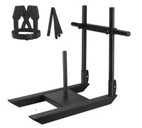 shikoyi Weight Sled for Training Adjustable Handle Push-Pull Workout Sled Fitness Sled for Athletic Exercise, Speed Improvement and Strength Training