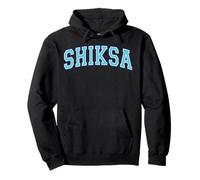 Shiksa Jewish Yiddish Word Varsity Blue Letters Pullover Hoodie