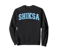 Shiksa Jewish Yiddish Word Varsity Blue Letters Sweatshirt