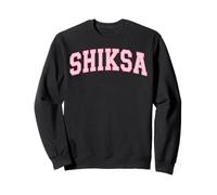 Shiksa Jewish Yiddish Word Varsity Pink Letters Sweatshirt
