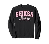 Shiksa Nurse Jewish Yiddish Word Varsity Pink Letters Sweatshirt