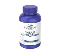 Shilajit & Ashwagandha 60 Capsules-by Dr.Sabir-1 Month Supply-Ashwagandha KSM-66 400mg & Purified Shilajit Extract 400mg- Anxiety Relief for Adults-ashwagandha high Strength-Bodybuilding Supplements