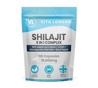 Shilajit Capsules for Women & Men | Added Lions Mane + COQ10 + Ashwagandha KSM-66 & Black Pepper Organic |High Strength Pure Himalayan Shilajit Resin Complex