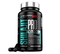 Shilajit Capsules, Shilajit Pro - Ultra Premium Grade Shilajit 10,000MG Organic Himalayan Shilajit, 60 Vegan Shilajit Resin Capsules Energy, Immune Support