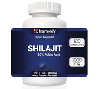 Shilajit for Men and Women Capsules, Pure Himalayan Fulvic Acid 85+ Minerals Supplement, 120 Cnts, 60 Day Serving, 1000 mg, Proudly USA Company