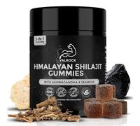 Shilajit Gummies 3000mg with Ashwagandha and Sea Moss, 85+ Trace Minerals, Rich in Fulvic Acid, for Energy & Immune, Authentic Cola Flavor, Sugar-Free, Vegan