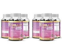 Shilajit Gummies 8-in-1 Blend - Ashwagandha, Manuka Honey, Maca Root, Ginseng, Turmeric, Lion’s Mane, Black Seed Oil - High Strength, 60 Gummies (Pack of 2)