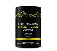 Shilajit Gummies for Men, Pure & Natural Himalayan Gold Shilajit Gummies Energy Boost & Immune Support- Gluten Free, Gold Seal Pure & Natural Himalayan Shilajit Enriched with Acid Fulvic,60 Pieces