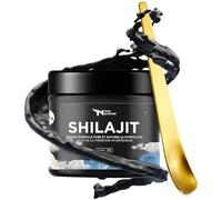 Shilajit Himalaya in Resin Form | High Dose Mumijo 60:1 | 75% Fulvic Acid | Vegan Natural Product without Additives | Energy, Focus, Endurance | Analysis in France | 50 g Glass Jar