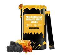 Shilajit Honey Sticks - 100% Pure Himalayan Shilajit Resin with Fulvic Acid - 85+ Minerals for Energy, Stamina & Immunity Support