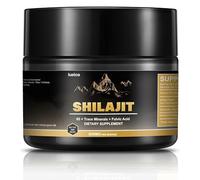 Shilajit Original Himalayan Resin-Rich in Fulvic & Humic Acid, Minerals, Immune System & Vitality Booster, Vegan Gold Grade 100% Pure-30g-600mg