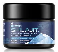Shilajit Pure Premium Resin, High Potency 600mg Complex Formula with Ayurvedic Herb Blend, 30 Grams for 2 Months Supply