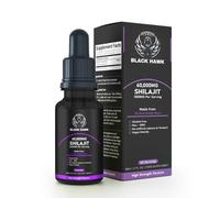 Shilajit Resin 1000mg - 60 Vegan Servings Pure Himalayan Golden Natural Shilajit Supplement with Fluvic & Humic Acid - 2 Months Supply - Nootropic - Made in The UK by BLACK HAWK