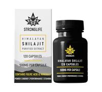 Shilajit Resin Capsules 120 Total 1000mg per Serving 100% Vegan & Pure Organic Himalayan Shilajit Fulvic Acid 60% & 85+ Trace Minerals Like Shilajit Resin