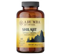 Shilajit Tablets 10,000mg, 60 Days Supply, 60% Fulvic Acid - Pure Shilajit Extract Tablets (Not Capsules) - High Strength Himalayan Shilajit Resin, 60 Tablet