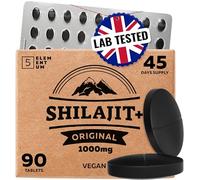Shilajit Tablets 45,000 mg for Men and Women | 90 Tablets | Pure Shilajit Original Mumijo Rich in 82% Fulvic Acid | Handmade