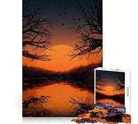 Shilhouette Tree Branch 1000 Piece Jigsaw Puzzles for Adults Teenagers Memory Upgrade Light Relax Sharp Cut Lovely Gift 50x75cm