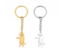 shilipu 2PCs Cat Keychain Keyring Keyfob Key Ring Car Keys Pendant Cartoon Funny Kitten Cat Key Chain Car Keys Bag Pendant Accessories Lucky Kitten Key Chain Gift for Teen Girls Cat Lovers