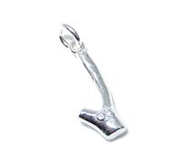 Shillelagh stick sterling silver charm .925 x 1 Irish Good Luck charms