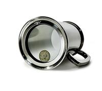 Shilling 1 Pint Pewter Tankard with A Shilling trapped in The Glass Base - Remembering The Legend of The King's Shilling - Personalised Engraving Available