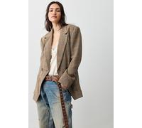 Shiloh Blazer Jacket at Free People in Brown Combo, Size: Medium - female