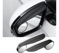 SHILONGBAIHUO 2 Pcs Blind Spot Mirrors for Audi A1 (8X) 2010-2014, Round Frameless 360° Rotate Sway Adjustable HD Glass Convex Mirror for Car Trucks Traffic Safety