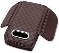 SHILONGBAIHUO Upgraded Car Armrest Cushion for Peugeot 3008 GT Line 2019-2024, One-Piece Molding for Comfortable Support, with Tissue Box and 2 Side Storage Bags,B