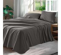 Shilucheng 100% Cotton Queen Size Sheet Set - 600 Thread Count Luxury Egyptian Cotton Sheets, 5-Star Hotel Quality Sheets, Breathable & Cooling, 16 Inch Pocket