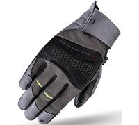 SHIMA AIR 2.0 Motorbike Gloves Men Leather Summer Biker Armoured Protectors Motorcycle Perforated Ventilated Reinforced Touchscreen Motorsport Glove Street Motorbikes (Mens, Grey, L)