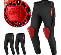 SHIMA AKIRA Motorcycle Trousers for Men Women AIRFORCE Knee Protectors Motorbike Armoured Urban Lightweight Protective Ventilated Reinforced Armored Bike (Unisex, Black, 3XL)