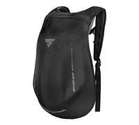 SHIMA AYRO Backpack - Aerodynamic, Adjustable, 24-liter, Unisex, Motorcycle Backpack (One-size, Black)