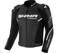 SHIMA Bandit 2.0 perforated Motorcycle Leather Jacket, black-white, size 50 for Men