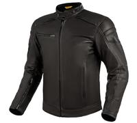 SHIMA Blake Motorbike Jackets for Men Back Protector Shoulder Elbow Armour Riding Leather Motorcycle Jacket Summer Bikers Ventilated Armoured Bike Motorcycles (Mens, Black, M)