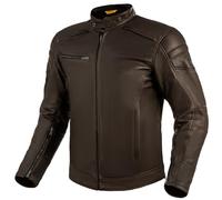 SHIMA Blake Motorbike Jackets for Men Back Protector Shoulder Elbow Armour Riding Leather Motorcycle Jacket Summer Bikers Ventilated Armoured Bike Motorcycles (Mens, Brown, L)