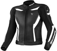 SHIMA Chase Motorcycle Leather Jacket, black/white, size 54