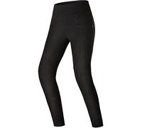 SHIMA Cruz 2.0 Protective Motorcycle Leggings for Women, Reinforcement Layer Aramid DuraQL, Knee Airforce Protectors, Slim Fit, Double Seams (Black, XS Long)