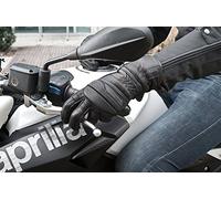 SHIMA D-Tour, Summer Urban City Stylish Classic Durable Motorcycle Gloves (S-4XL), Black, Size:S