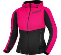 SHIMA Daybreaker Ladies Motorcycle Zip Hoodie, pink/black, size XL