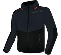 SHIMA Daybreaker Motorcycle Zip Hoodie, grey/black, size 3XL