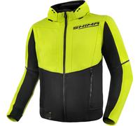 SHIMA Daybreaker Motorcycle Zip Hoodie, black-yellow, size M for Men