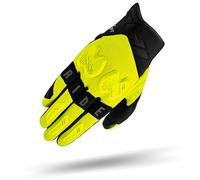 SHIMA DRIFT GLV Motorbike Gloves Men Leather Long Summer Biker Armoured Protectors Motorcycle Perforated Ventilated Reinforced Touchscreen Motorsport Glove Racing Motorbikes (Mens, Fluo, 3XL)