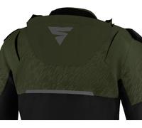 SHIMA Drift Hood, black-green for Men