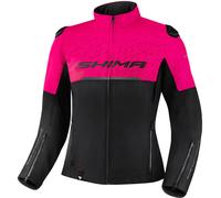 SHIMA Drift Ladies Motorcycle Textile Jacket, black/hotpink, size M