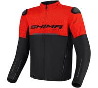 SHIMA Drift Motorcycle Textile Jacket, black-red, size S for Men