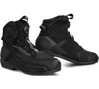 SHIMA EDGE WP Motorbike Boots for Men Waterproof Leather Shoes Summer Leather ATOP Motorcycle Short Ankle Protector Urban Bike Casual Classic Riding Motor Boot (Mens, Waterproof, Black, 45)