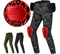 SHIMA Giro 3.0 Motorcycle Trousers for Women AirForce Knee Protectors Motorbike Mens Armoured Cargo Lightweight Protective Pants Stretch Reinforced Armored Elastic Ventilated (Womens, Camo, 24/30)