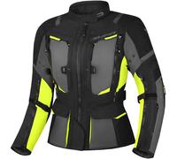SHIMA Hero 2.0 waterproof Ladies Motorcycle Textile Jacket, black/yellow, size 3XL
