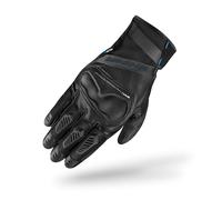 SHIMA HERO GLV Motorbike Gloves Men Leather Short All-Year Biker Armoured Protectors Motorcycle Waterproof Reinforced Touchscreen Motorsport Glove Racing Motorbikes (Mens, Waterproof Black, XL)