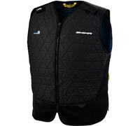 SHIMA Hydrocool Vest Ultralight Cooling Motorcycle Vest Made of HyperKwel Polymer Up to 8 Hours Cooling Effect Compatible Jackets (Black, L)