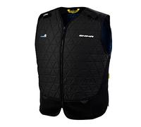 Shima Hydrocool Vest Ultralight Cooling Motorcycle Vest Made of HyperKwel Polymer Up to 8 Hours Cooling Effect Compatible Jackets (Black, XS)